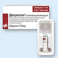 БЕТАМЕТАЗОН ДИНАТРИЯ ФОСФАТ + БЕТАМЕТАЗОН ДИПРОПИОНАТ